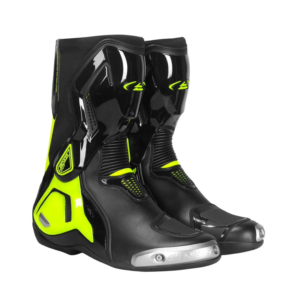 BENKIA CE Certification Motorcycle Botas Professional Track Riding Boots Racing Summer Zapato AntiCollision Off-Road for Rally