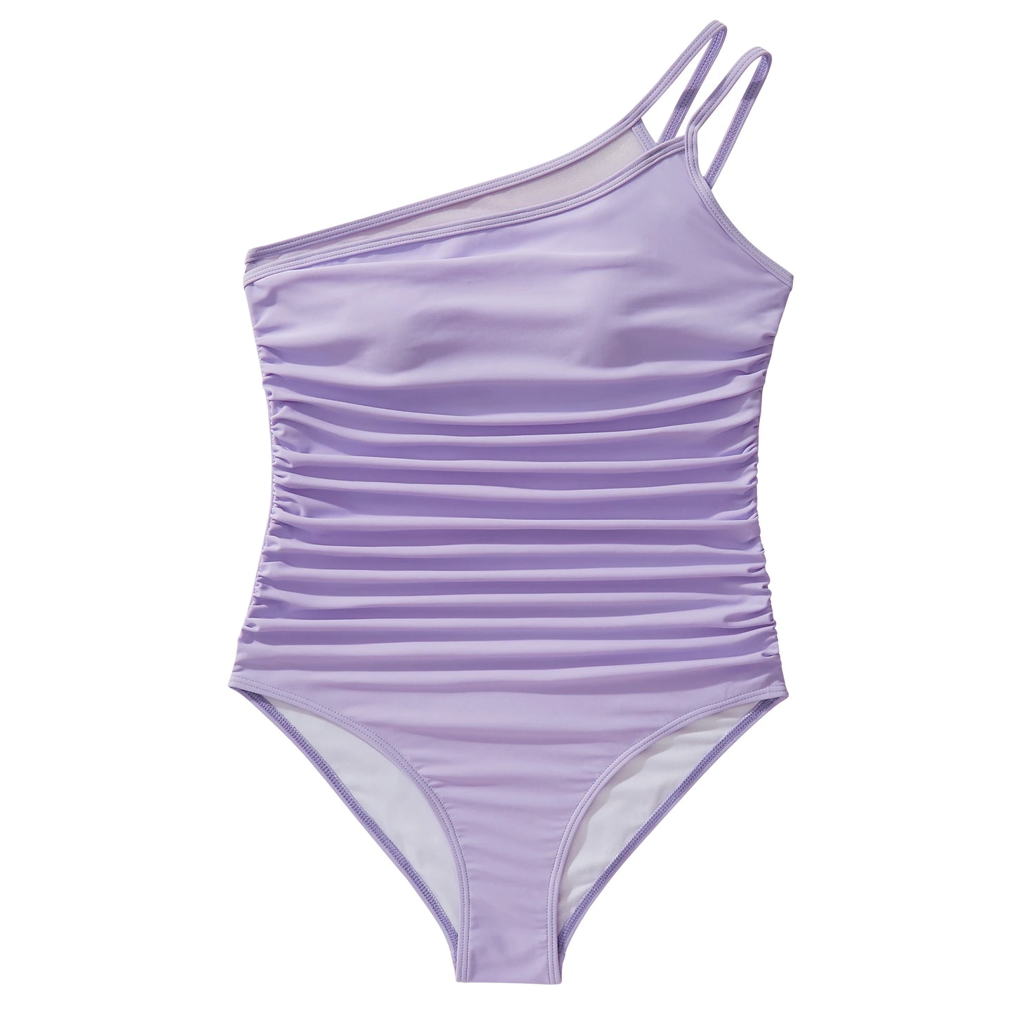 One-shoulder One-piece Swimsuit For Women Patchwork Swimsuit Push Up Bikini Swimwear Summer Beach Bathing Suit 2026 New
