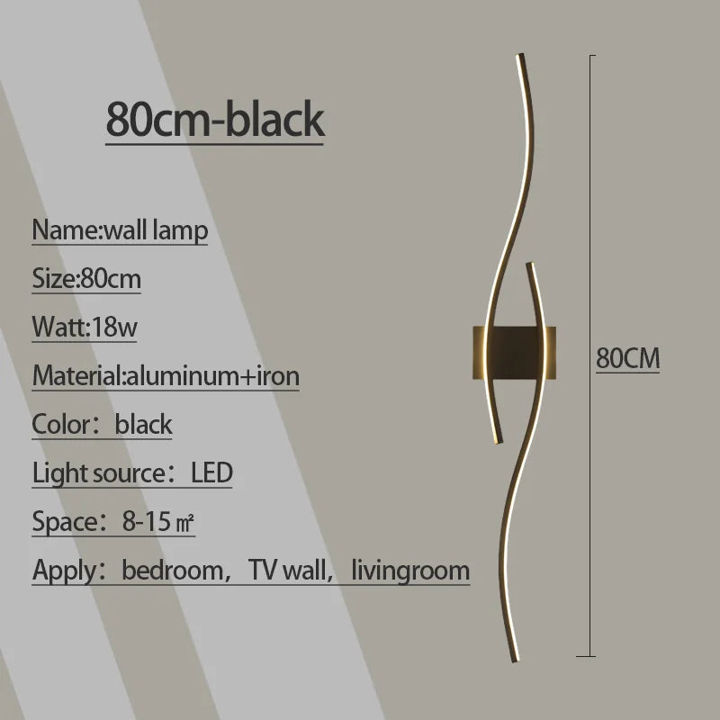 Modern Simple Wall Lamp Kitchen For Ceiling LED Living Room Light For Wall Light Home Decor TV Wall Bedroom Living Room Lighting