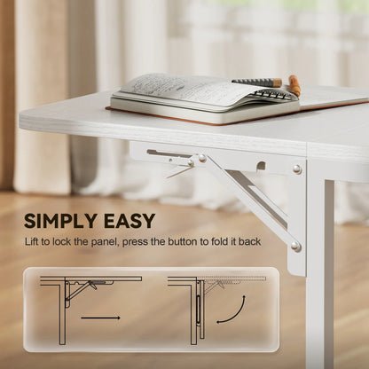Ergonomic Computer Desk with Monitor Stand, RGB LED Gaming Desk, Featuring a Built-in Charging Station, Power Outlets, and USB Ports, Complete with Storage Drawers and a Fold-Out Side Table; Ideal for Home Offices and Gaming