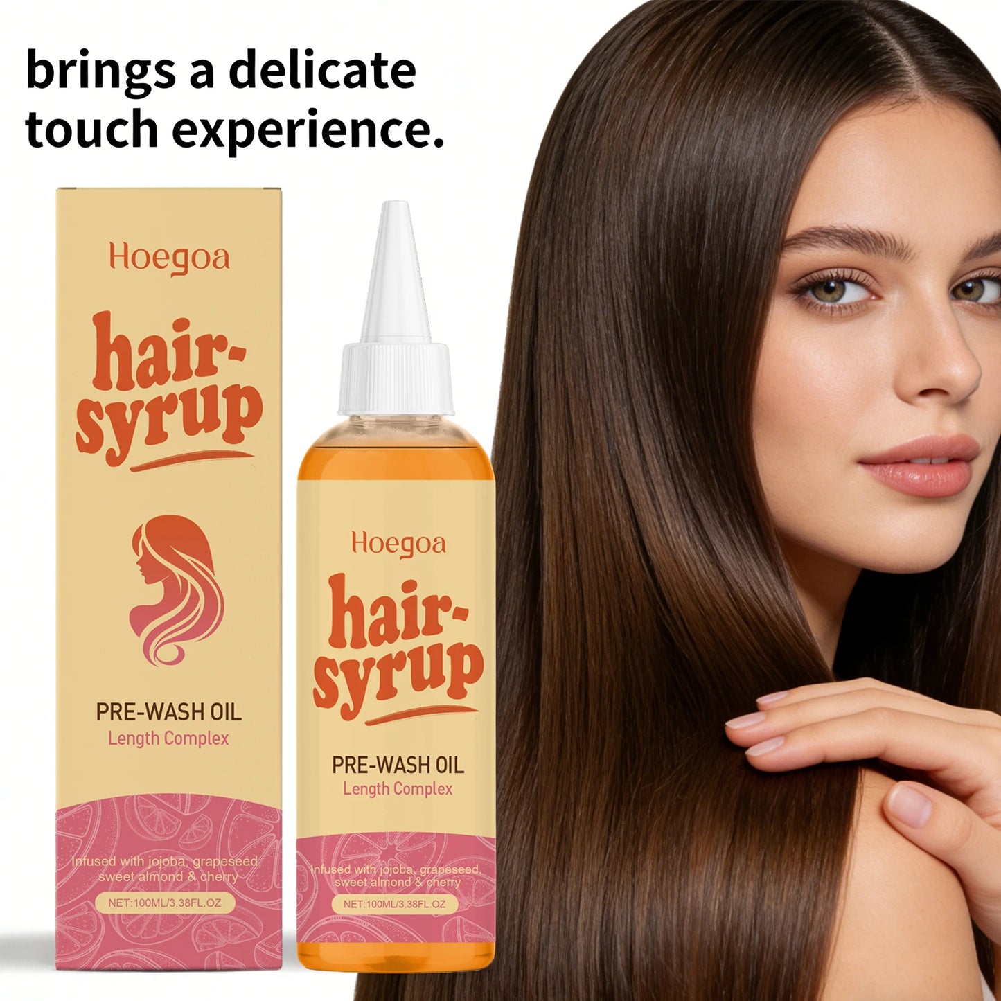 Jojoba Hair Essencial Oil Deep Nourish Scalp Voluming Anti-Frizzy Repair Damaged Hair Oil Enhance Shine Moisturizing Hair Care