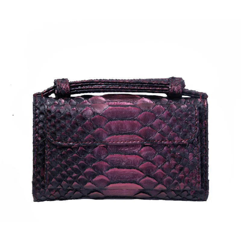 Luxury Snake Pattern Chain Flap Handbags Evening Clutches Crossbody Messenger Shoulder Bags Women Female Ladies Luxurious Purses