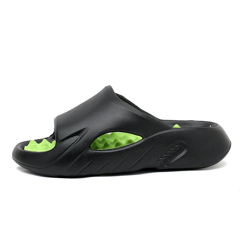 Men Massage Slippers Indoor Outdoor Sandals Beach Casual Shoes Comfortable Soft Slides Flip-flops Men's Sandals Big Size 46 47