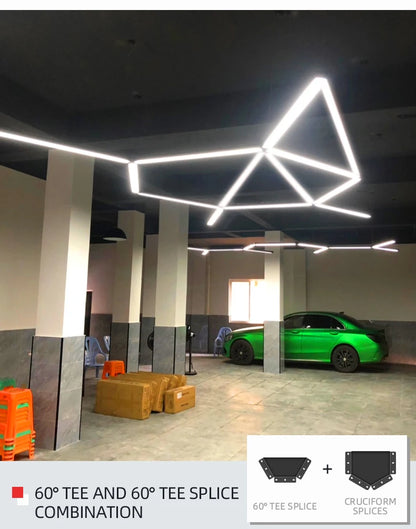 Large Energy-saving Pendant Lamp LED Ultra Wide Chandeliers High Bright Lighting Office Restaurant Home Living Room Lights LED