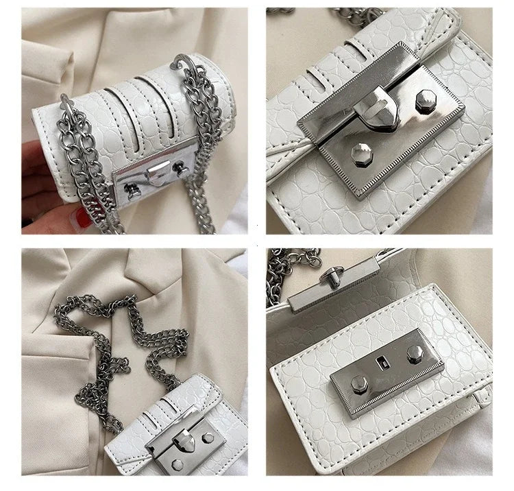 Chain Female Bag Mini Summer Crossbody Bags for Women Fashion Luxury Designer Handbag Women's 2025 Trend Woman Shoulder Purse