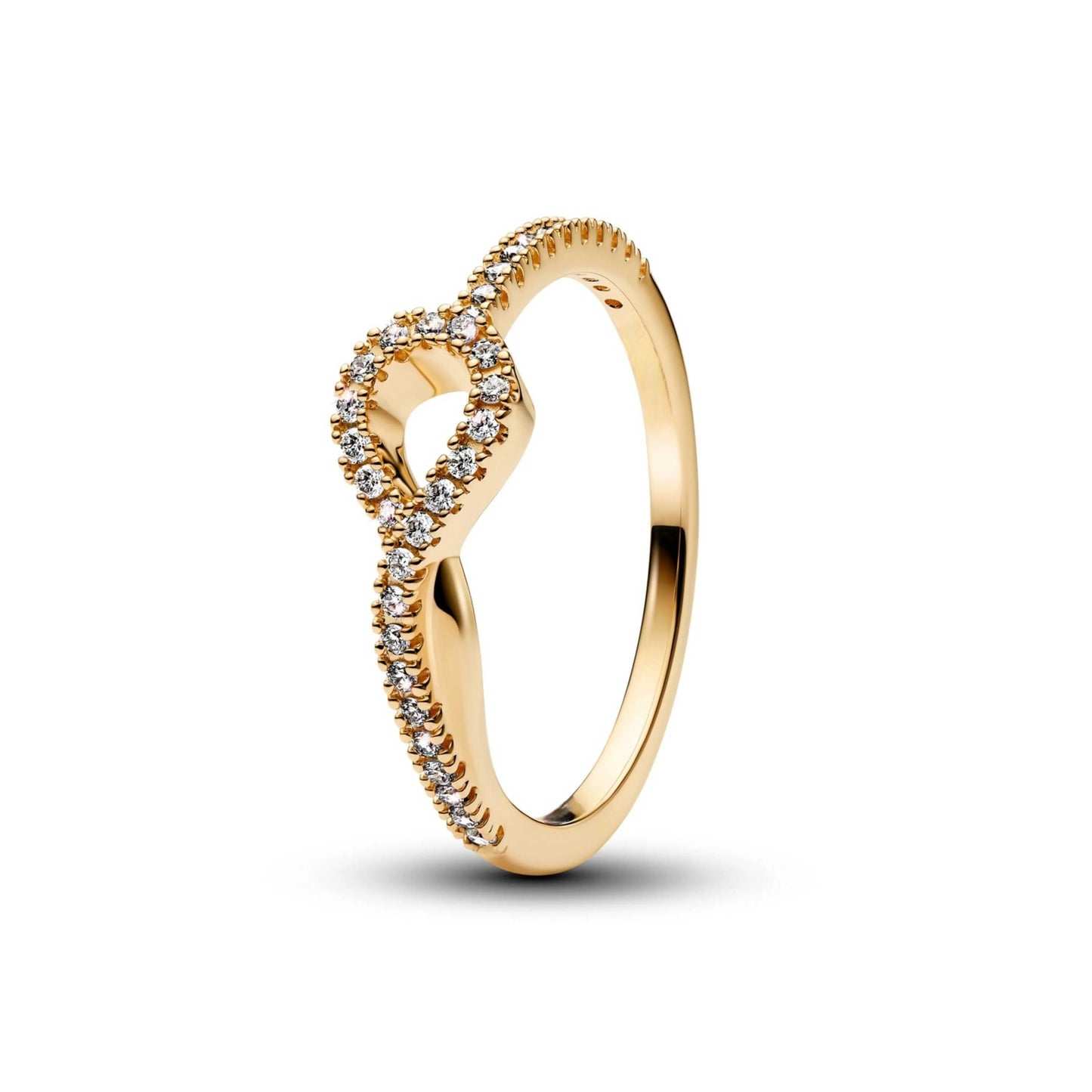 Luxury Original 925 Sterling Silver Heart Bow Pearl Flower Four Leaf Clover Ring fit Women's Fine Jewelry Valentine's Day Gifts