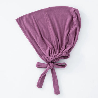 82 Colors Tie-Back Undercaps Fashion Women's Inner Hijab Muslim Cap Bonnet Plain Islamic Cotton Spandex Jersey DEW Underscarf
