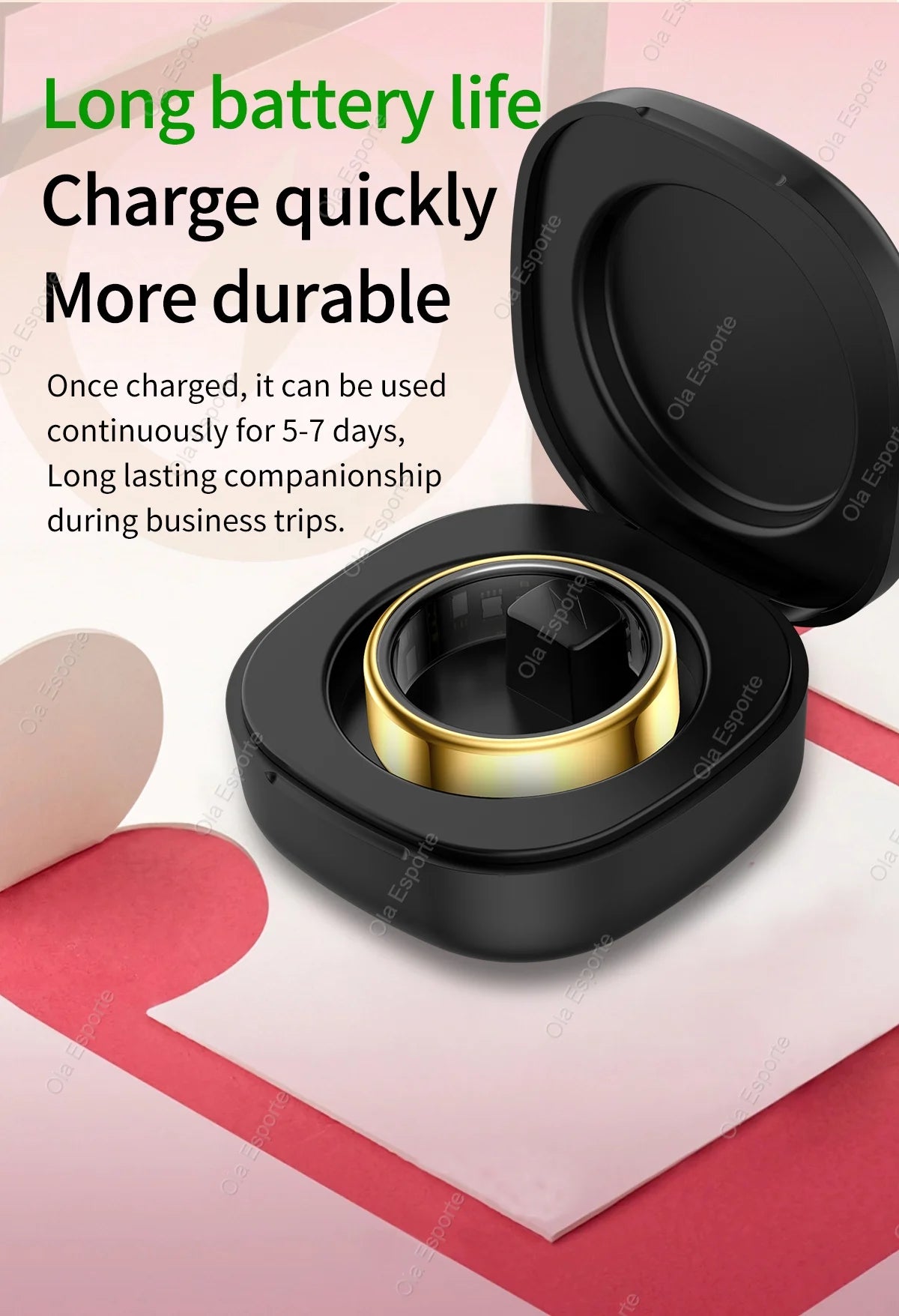 Smart Ring for Men Women Bluetooth Monitor Blood Heart Rate Blood Oxygen Monitor Smartring Multi Sport 5ATM Waterproof 2026 New