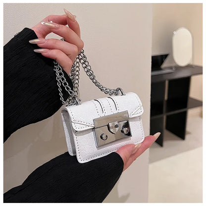 Chain Female Bag Mini Summer Crossbody Bags for Women Fashion Luxury Designer Handbag Women's 2025 Trend Woman Shoulder Purse