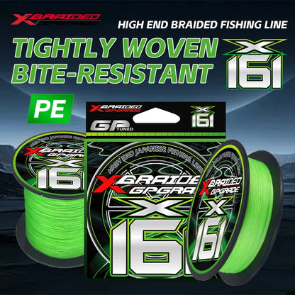 X16 ygk g-soul Strands Braided Fishing Lines Multifilament Pesca 100/150/200/300/500M Carp Wire Japan Abrasion Resistant Pe Line
