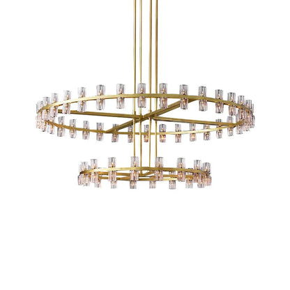 Villa Duplex Chandelier New Light Luxury Light Post Modern Crystal Chandelier Light Luxury For Living Room Lamp Home Decoration