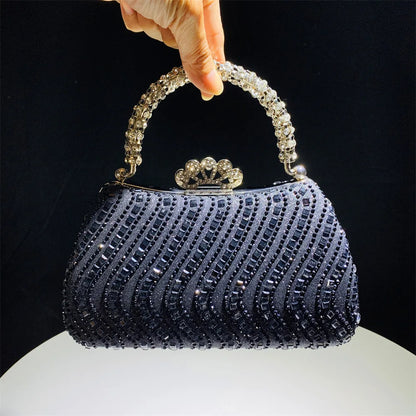 Elegant Purse Trend Luxury Designer Chain Shoulder Bag Women's Handbags Wallets Evening Bags for Wedding Bolso 2026 New Gift