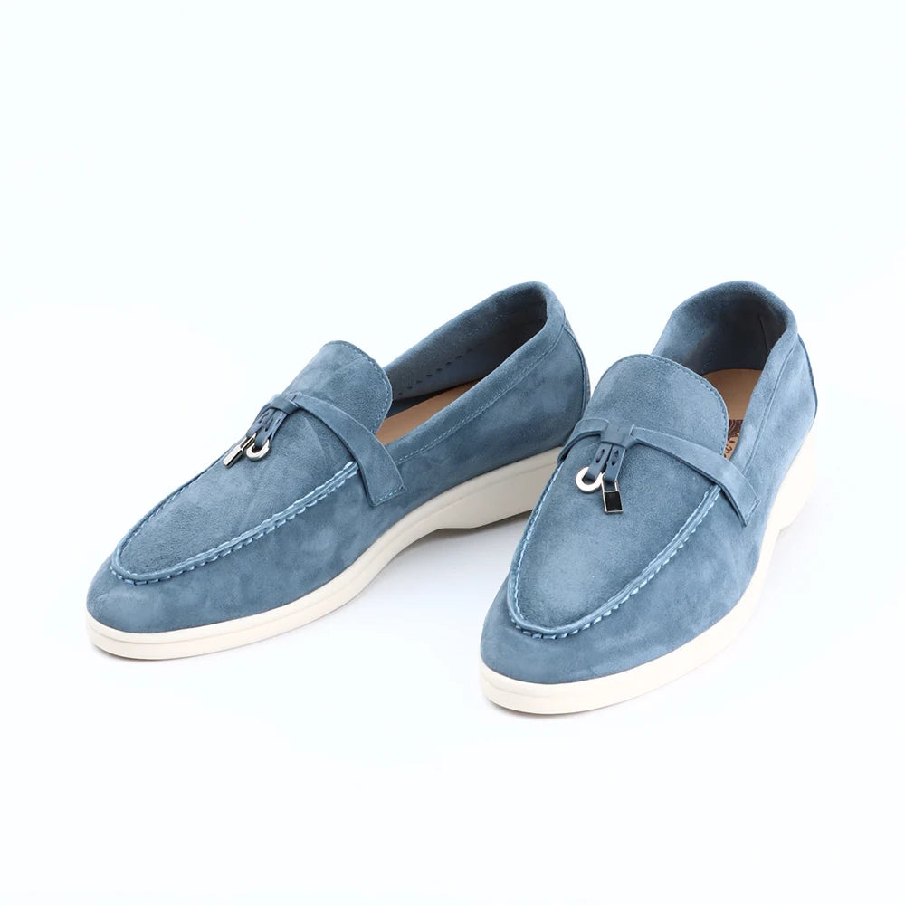 Not Logo Wholesale Women's Summer Round-Toe Rubber Stitching Adult Flats Sneakers