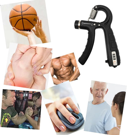 10-100kg Adjustable Hand Grip Strengthener Hand Grip Trainer With Counter Wrist Forearm And Hand Exerciser For Muscle Building