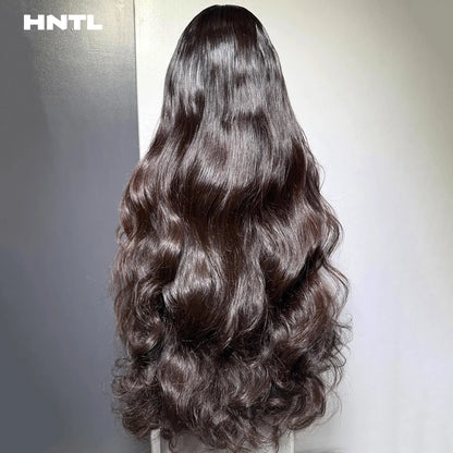500 High Density Natural Black Body Wave Lace Front Wig Human Hair 13x4 13x6 HD Lace Front Wave Wigs Glueless Wig Ready to Wear