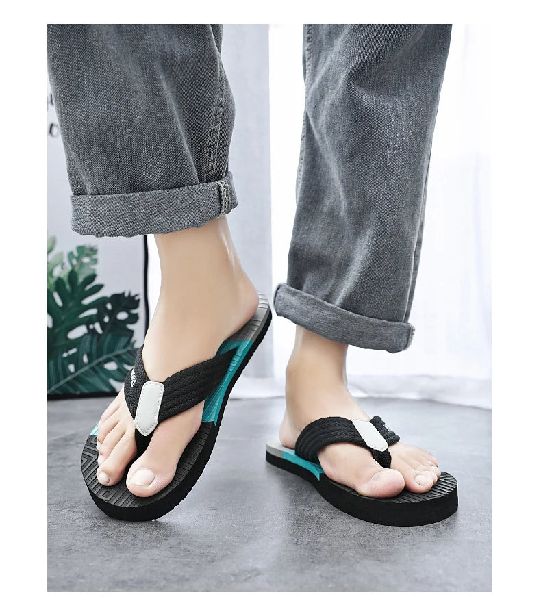 Men's Summer Flip Flops EVA Non Slip Slippers Soft High Quality Sandals Beach Indoor Slides Ultralight Fashion Orginal Shoes