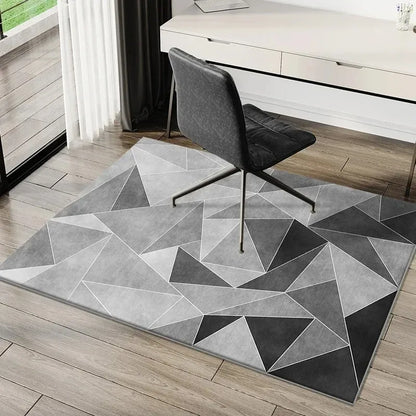 Simple E-Sports Chair Carpets Floor Mat Study Desk Computer Swivel Chair Carpet Bedroom Soiled Foot Mat Carpet Home Decoration