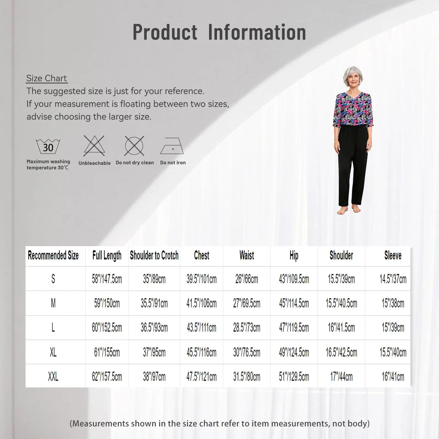 Women's Elderly Anti-Strip Adaptive Jumpsuit Back Legs Zip Long Sleeve Long Pants Nursing Rompers for Special Needs Disabilities