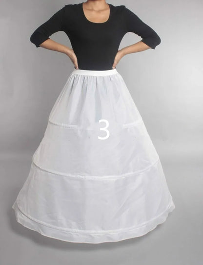 In Stock 6 Hoops Wedding Petticoat Crinoline Slip Bridal Underskirt Puffy High Quality Customized