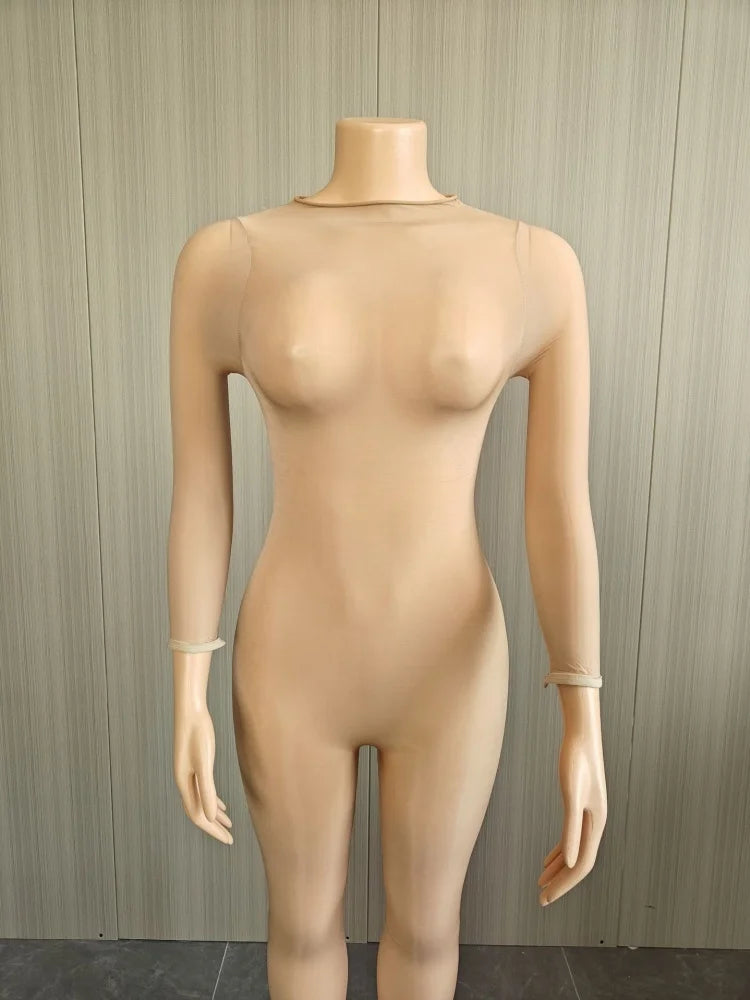Wmstar One Piece Outfits Women Wholesale Sexy Jumpsuit Stretch See Through Tight Smooth Charming Club Outfits Drop Shopping 2026