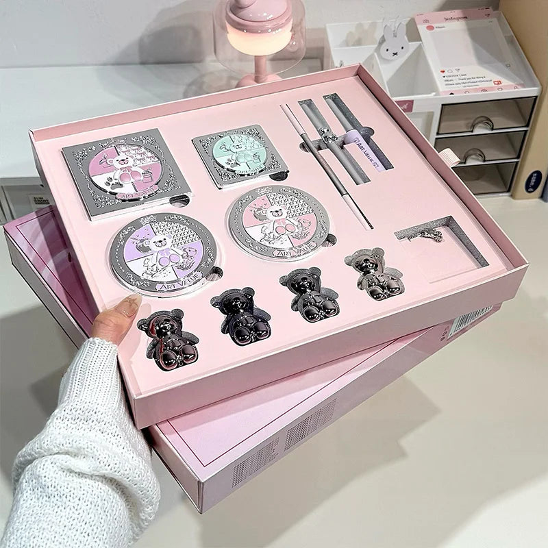 Bear Paradise Full Makeup Set - All-in-One Kit, Long-Lasting Natural Finish for Everyday & Glam Looks