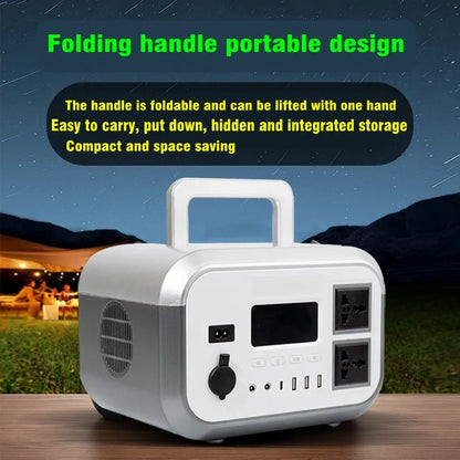 12v50AH Lifepo4 battery Portable power station 60AH Lithium Inverter 220V 500W For Outdoor Camping available mobile 30AH 25AH