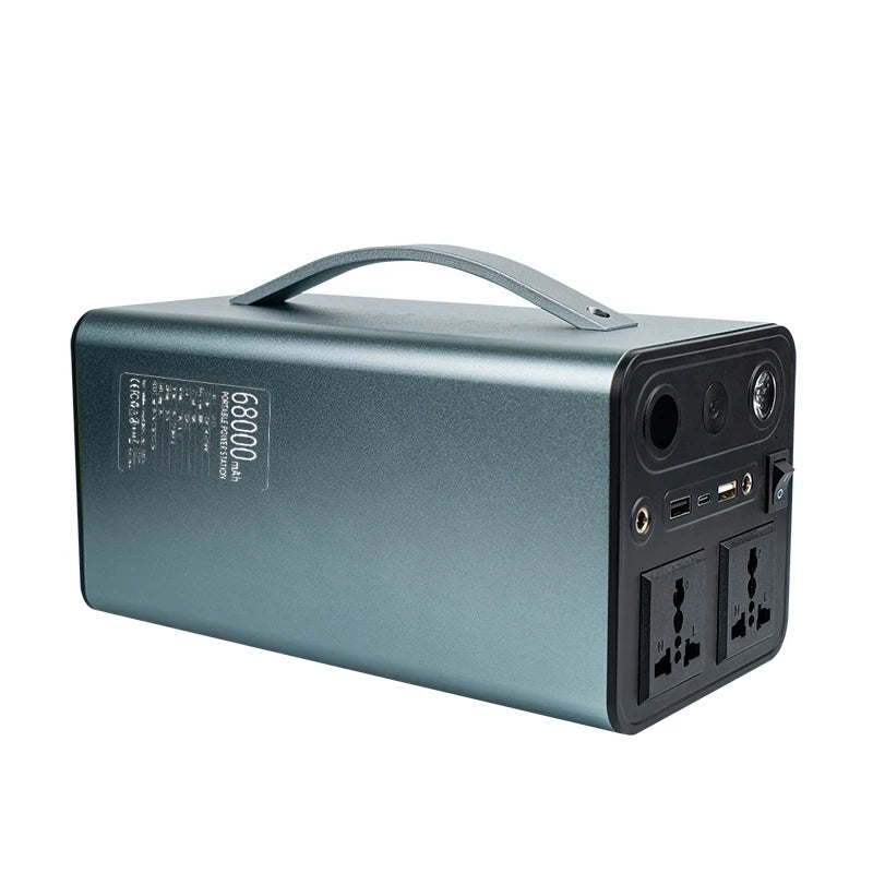 220V/110V 300W Portable Power Station 68000mAh Powerful Emergency Power Supply Outdoor Camping External Spare Battery For Laptop