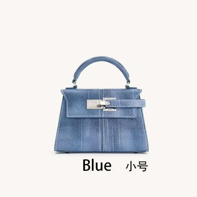 2026 New Trapezoidal Genuine Leather Women Handbag Niche Fashion Versatile Top Handle Luxury Ladies Shoulder Crossbody Purse