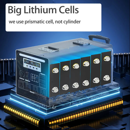 Factory 5kw Camping Tragbare Power Station Lifepo4 Battery Portable Solar Generator Industry Waterproof Powerstation 5000w