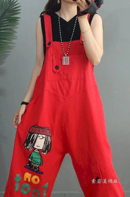 Denim Jumpsuits Women Straight Pants One Piece Outfit Women Rompes Loose Korean Style Casual Vintage Playsuits Women Clothing