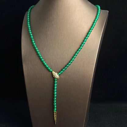 Vintage Women's Turquoise Snake Necklace Jewelry Fashion Accessory