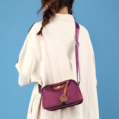 Fashion Nylon Shoulder Bags For Women Waterproof Shell Crossbody Bag Fashion Solid Color Messenger Handbags Shopping Purse