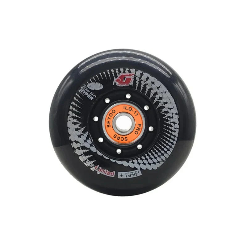 Hyper+G 84A Inline Skate Wheels 4 or 8 Pcs GRIP Concrete Roller Skates Wheel Slalom Braking Skating Street Sliding Patines Tires