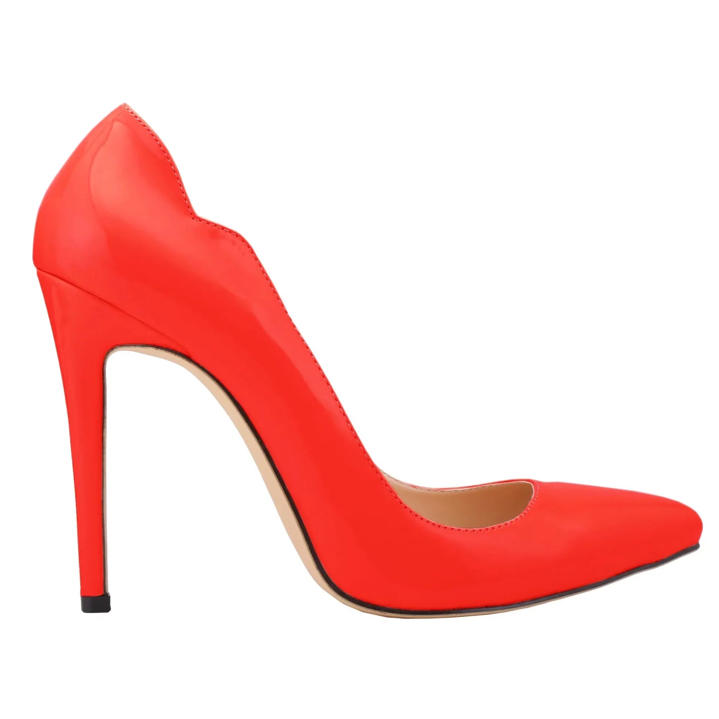 Women Pumps Fashion Sexy 11cm High Heels Classic Pointed Toes Ship-on Stilettos Elegant Thin Heel Jazz Dance Dress Wedding Shoes