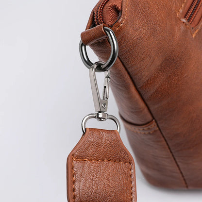 Solid Color Luxury Designer High Quality Leather Women's Handbag Purses Multifunctional Ladies Shoulder Messenger Bags Sac Femme
