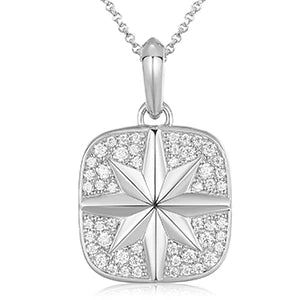 Moissanite Silver Necklace Tag Series Pendant For Women Men 925 Sterling Silver Hip Hop Fine Jewelry Iced Out Pendant New 2022
