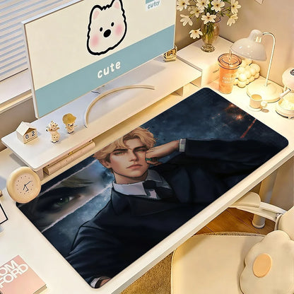 Aaron Warner Mouse Pad Anti Slip Rubber Edge Locked Thickened Laptop Gaming Desk Mat