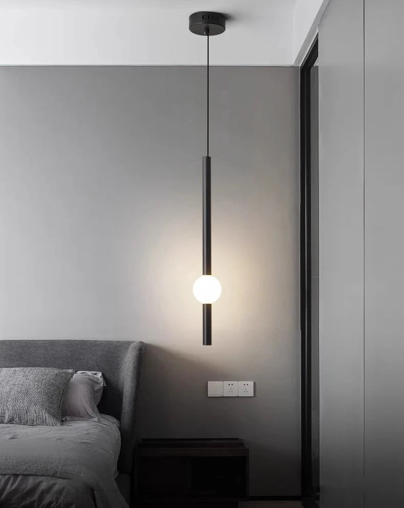 1pc Modern Home Decor LED Lights Bedroom Lamp Bedside Pendant Light Lamps LED Chandeliers Hanging Light Indoor Lighting