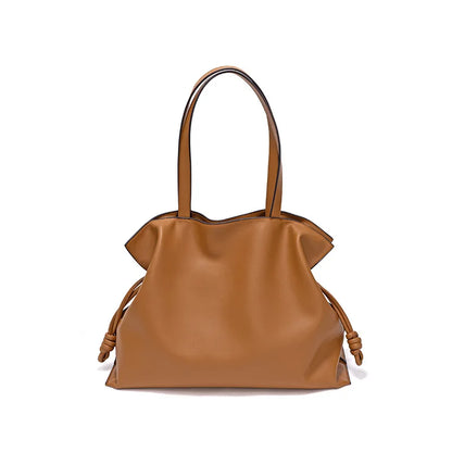 100% Genuine Leather Extra Large Shoulder Bags Women Handbag Bucket Bag Fashion Luxury Designer String Tote Tassel Clutch Bolsas