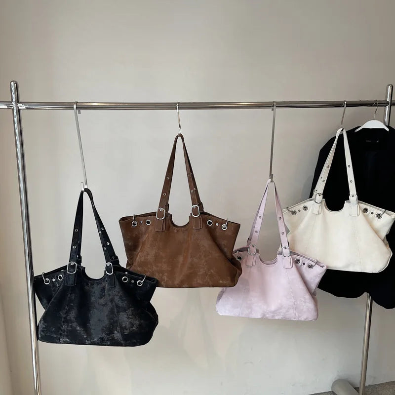 Vintage Big Bags For Women Handbags Top-handle Handbag Fashion Satchel Dumpling Pack Tote Shoulder Bag Hobos Large Purse Bolsa