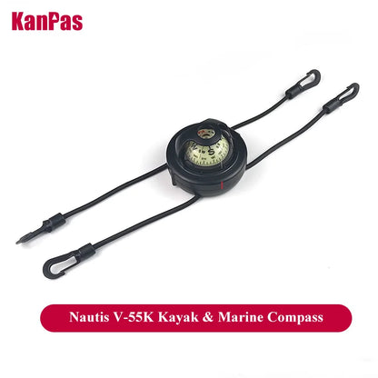 KANPAS Kayak Compass, Luminous Marine Compass for Boat Canoe SUP Jet Ski, Battery-Free Night Reading Navigation Compass V-55K