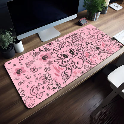 Mouse Pad MousePad Non-slip Lockedge Office Student Gaming Thickened K-Karol G Large Singer Writing Pad Cushion