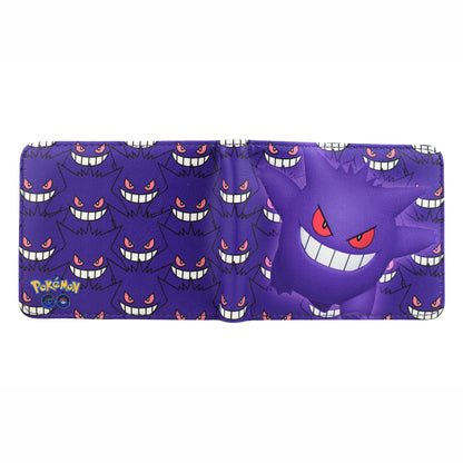 Anime Cartoon GENGAR Wallet Bifold Purse with Coin Pocket