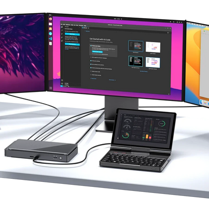 GPD Pocket4 2 in 1 Laptop Tablet 8.8 Inch 144Hz AMD AI 9 HX370 8840U 64GB 2TB NVMe Portable Palm Size Mini PC