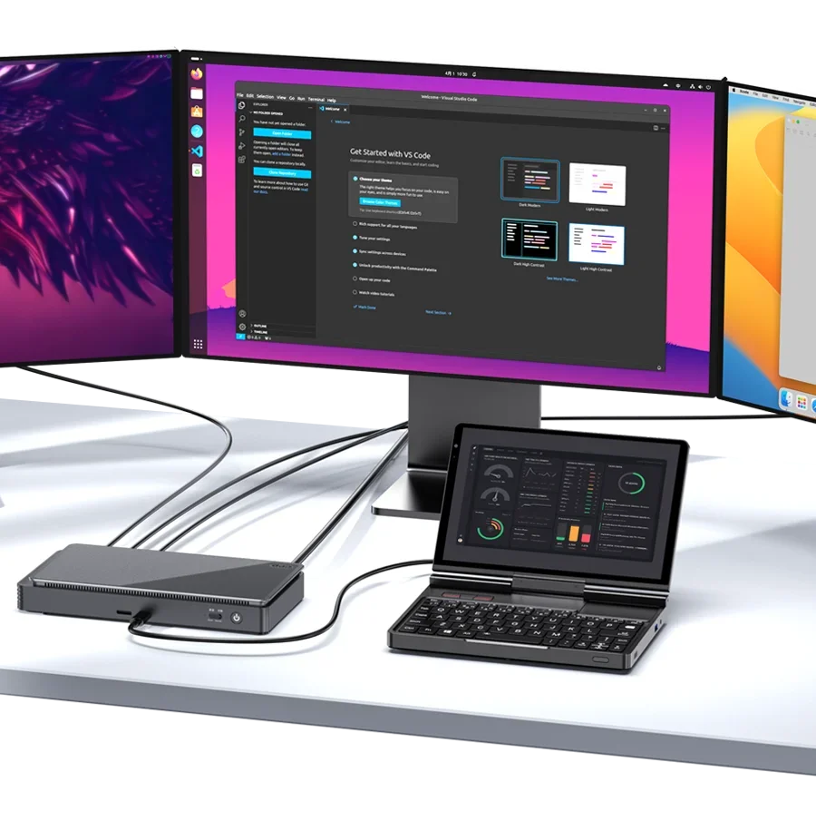 GPD Pocket4 2 in 1 Laptop Tablet 8.8 Inch 144Hz AMD AI 9 HX370 8840U 64GB RAM 2TB NVMe Portable Palm Size Mini PC 2026 New