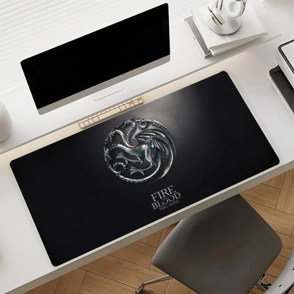 TV G-Game Of T-Thrones  Mouse Pad Non-slip Rubber Computer Mat Gamer Balance Decoracion Deskmat Laptop Office Large