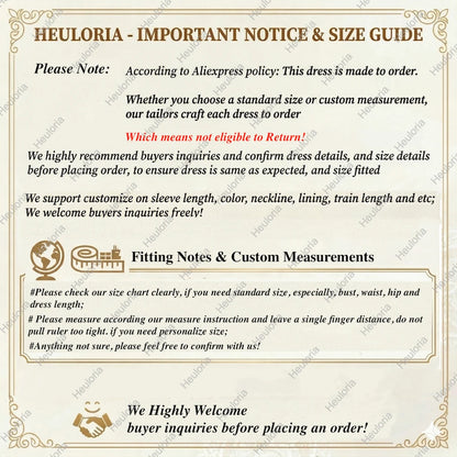 HEULORIA Mermaid Wedding Dresses long sleeve V neck bride dress lace applique beading wedding gown Robe de mariage customize