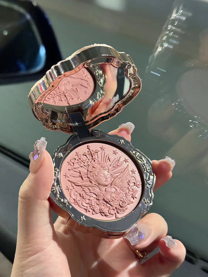 Flower Knows All In One Makeup Set Gift Box Garden Cushion Cream Foundation Matte Blush Long Lasting Velvet Lip Cream With Bag