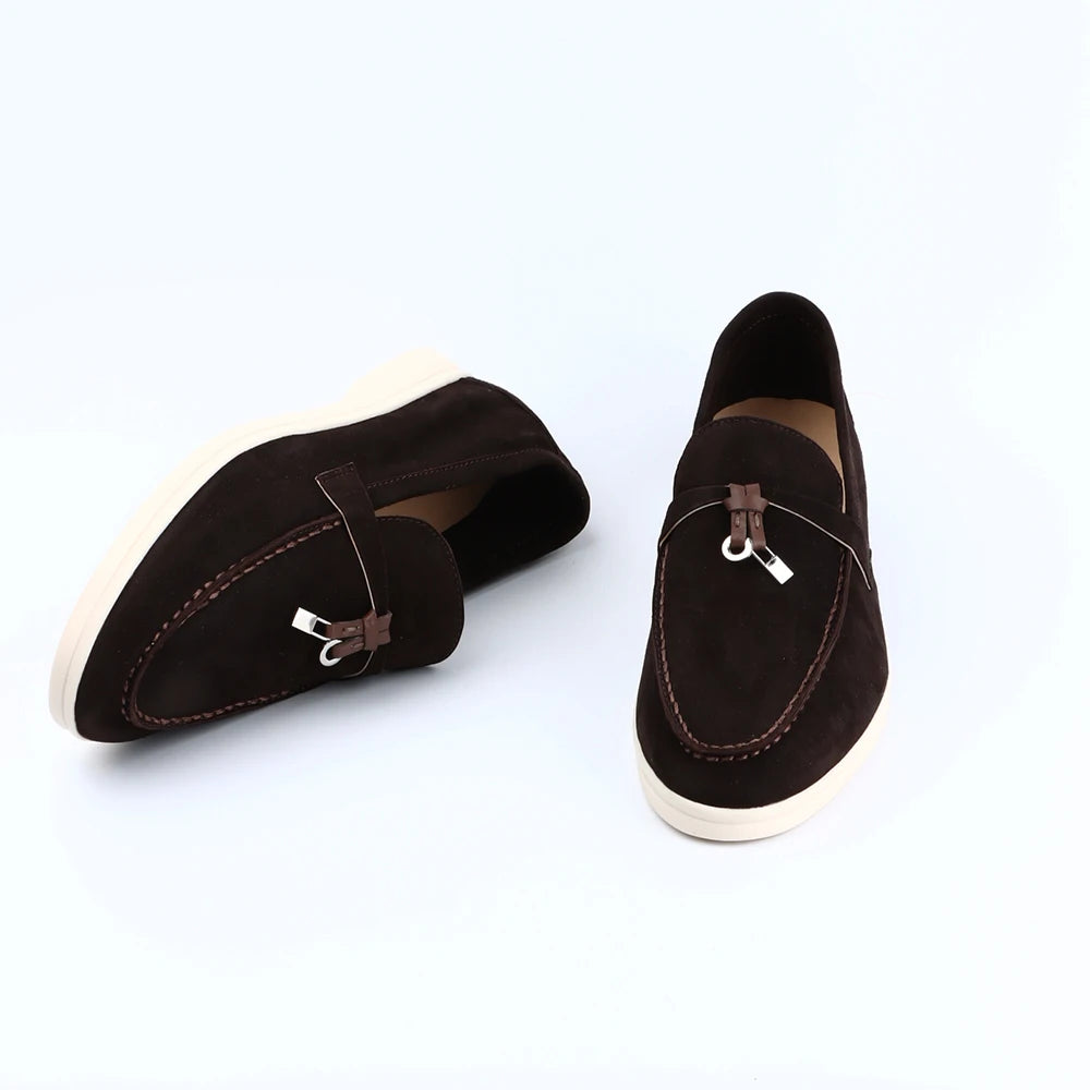 Not Logo Wholesale Women's Summer Round-Toe Rubber Stitching Adult Flats Sneakers