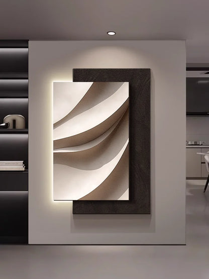 Led Geometric Wall Lamp Italy Designer Square Mounted Sconce For Living Room Resturant Background Wall Decoration Hall Way Light